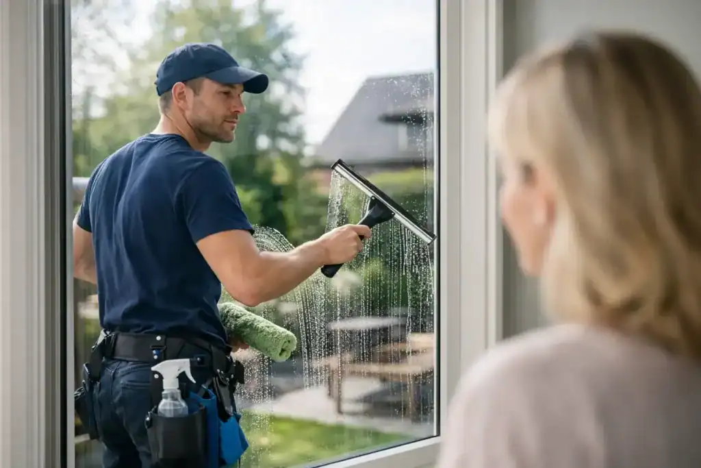 Fast vinduespudser abonnement uden besvær