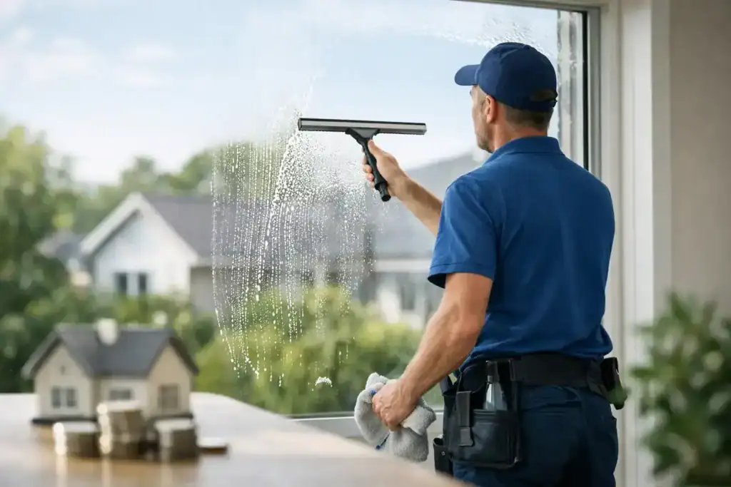 Hvad koster vinduespudsning i hus?