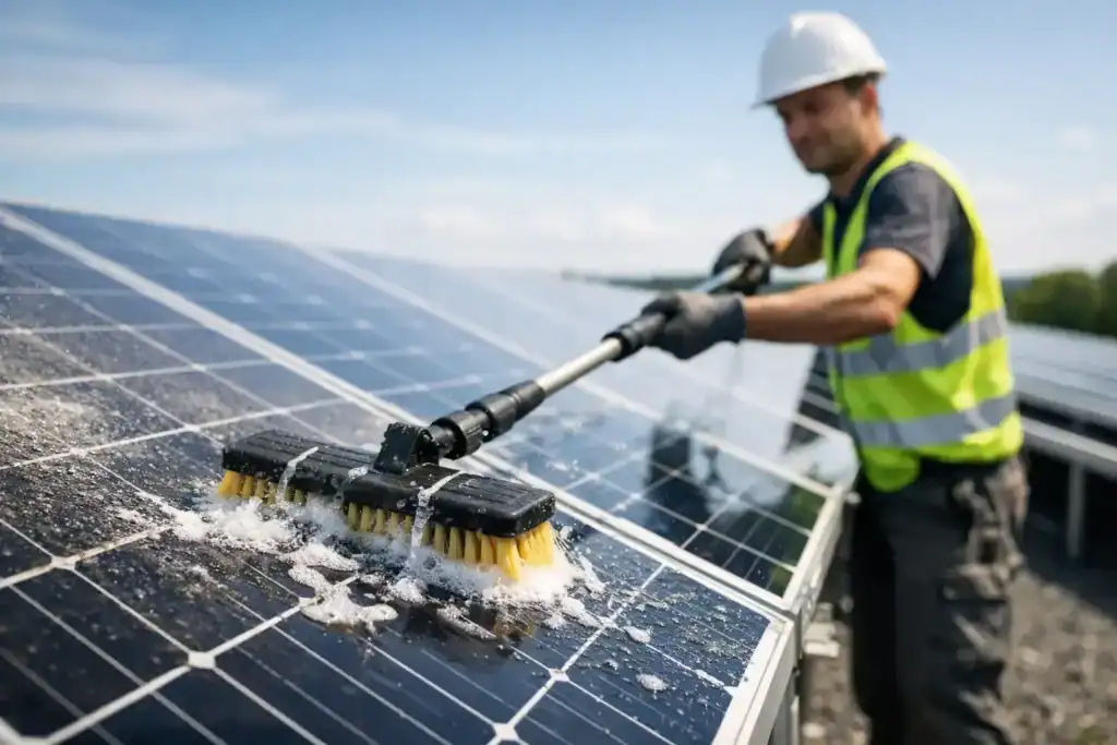 Hvorfor rense solceller? Få mere ud af dem