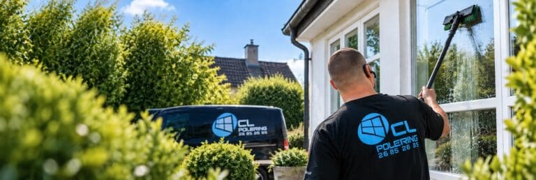 CL Polering udfører vinduespudsning