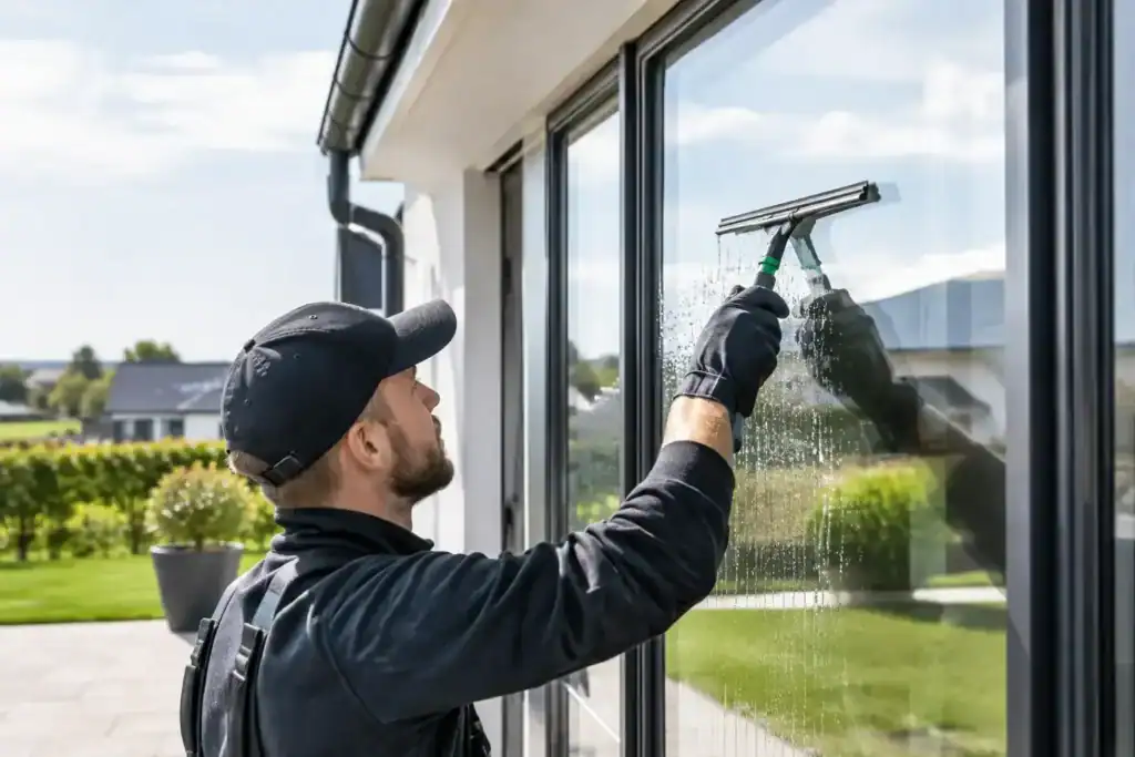 Sådan undgås striber på ruder ved pudsning