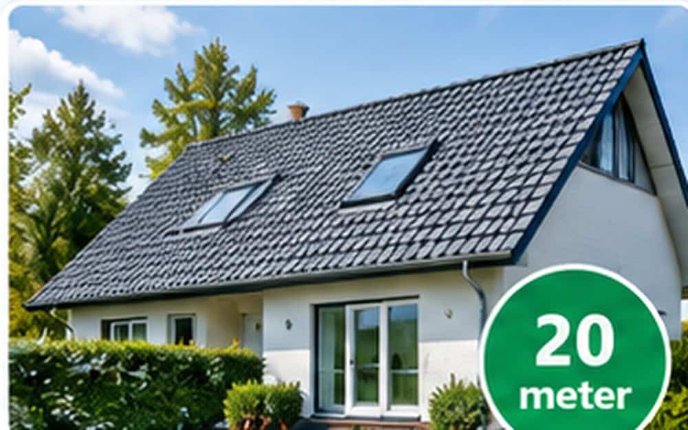 20 meter (stueplan) – priseksempel på tagrenderens